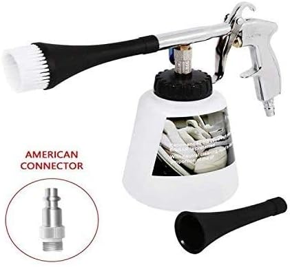 Tornado Cleaning Gun Car Washing Cleaning Gun Nozzle Sprayer Gun with Bottle(US Adapter)