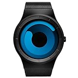 Soleasy Men Quartz Movement Swirl Design Dial Personality Fashion Sport Wristwatch WTH5265