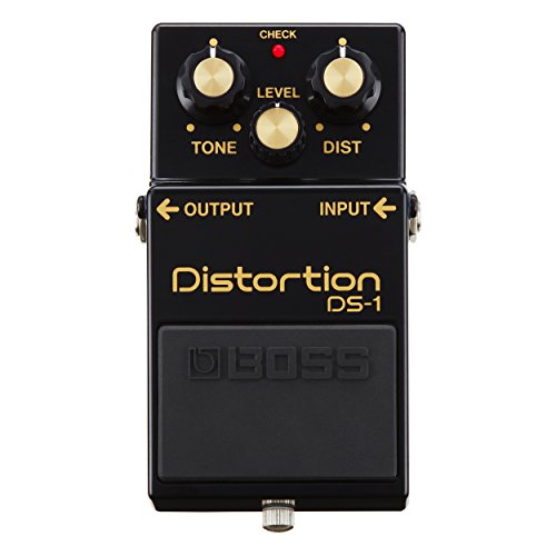 BOSS DS-1 Distortion Guitar Pedal, Black, 40th Anniversary Limited Edition