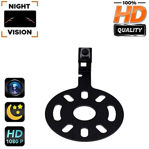 HD 1280x720p Rear Reversing Backup Camera Rearview License Plate Camera Night Vision Ip68 Waterproof for Jeep Wrangler JKU/Jeep JK YJ/TJ/JK / J8 Rubicon/Sahara/Unlimited Sahara