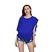 Fashion Story Women Casual T-Shirt Short Sleeve Chiffon Top Crew Loose Blouse Bat Sleeve