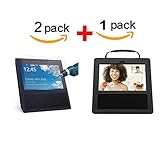 For Amazon Echo Show Case with 2pc/lot 9H Tempered Glass Screen Protector Guard Film
