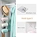 B. SHINE Cap Rack Hat Organizer – 8 Rings Hanging Caps Organizer, Hats Scarfs Rack, Multifunctional Door/Wall/Closet Mounted Racks, Black