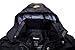 wantdo Men's Breathable Rain Jacket Mesh Lined Hiking Coat Sportswear Black XL