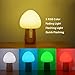 Night Lights for Kids, NTMY LED Baby Night Light Bedside Lamp with Wireless Remote, Safe Silicone + Beech, Eye Caring ,5 Different Colors and 4 Modes, USB Rechargeable, Christmas Gifts