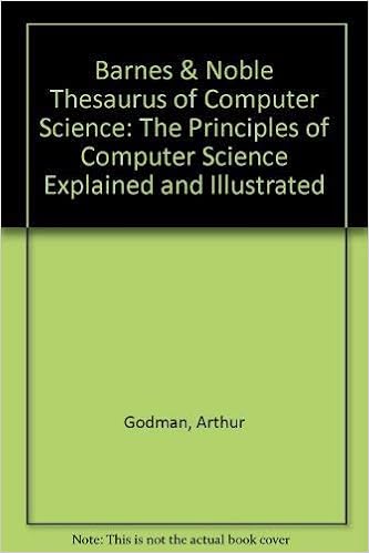 Barnes Noble Thesaurus Of Computer Science Arthur Godman