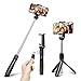 Selfie Stick Bluetooth，Ausemku Selfie Tripod with Wireless Remote，Extendable Cell Phone Tripod Compatible with iPhone X/XS Max/iPhone 8/8 Plus iPhone 7/7 Plus,Galaxy S9/S9 Plus/S8/S7