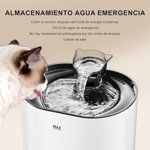 MXCOCO 8Pcs Filtros de Fuente de Agua para Gato, Repuesto de Filtros de Bebedero para Mascotas, Filtros con Resina Incorporada y Carbón Activo, Cuatro Sistema de Filtración para Dispensador, Sin BPA