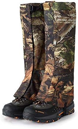 HnjPama Outdoor Leg Gaiter Waterproof Snow Boot Gaiter Hiking Gaiters Waterproof Breathable Unisex Hiking Camping Skiing Gaiter Leg Protection