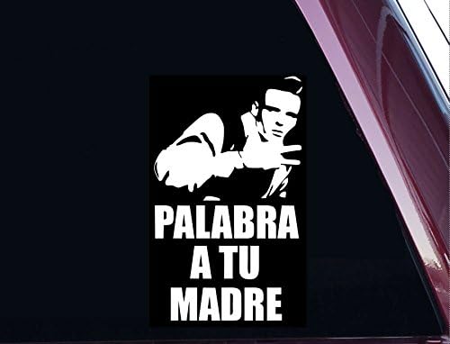 Vanilla Ice - Palabra A Tu Madre (Word to Your Mother) - Funny Precision-Cut Vinyl Decal (3.6" X 6")
