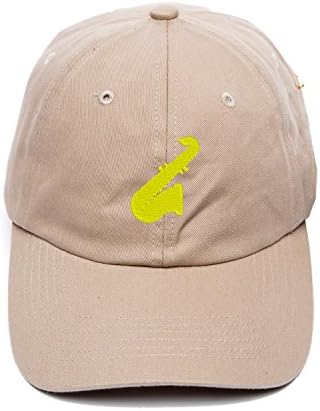 Womens Baseball Caps saxophone art Embroidered Washed Hats