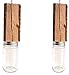 Mac's Carpenter Bee Trap Natural Wood with Bark, Set of Two