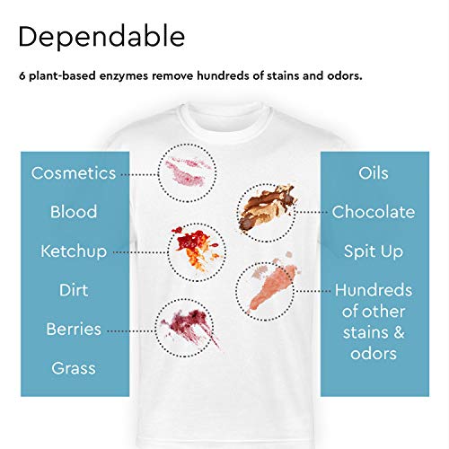 Puracy Natural Baby Laundry Stain Remover, Enzyme Odor Eliminator, Free