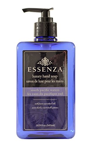Essenza Hand Soap, South Pacific Waters, Blue, 16.9 Ounce