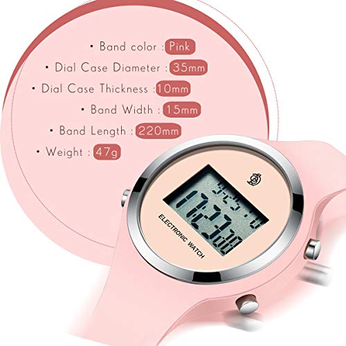 6 Digital+Elegant+Waterproof+Stopwatch+Functional