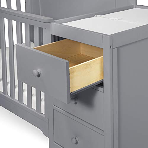 Carter's by DaVinci Dakota 4in1 Crib and Changer Combo in Grey