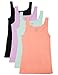 4 Pack Caramel Cantina Junior's Skinny Tank Top