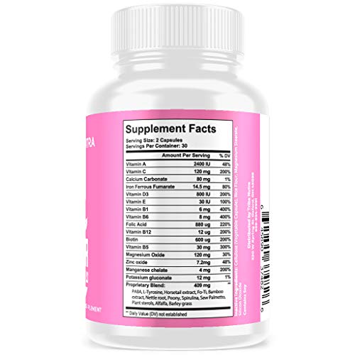 image for GoodLife Nutrition Hair Growth Vitamins for Women - Scientifically For