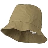 Big Size Trimmed Fisher Bucket Hat - Khaki (For Big Head)