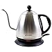 Electric Gooseneck Kettle for Pour Over Coffee & Tea, Stainless 18/10 Steel Drip Teapot (1 Liter) by Procizion