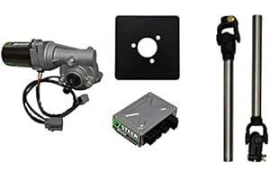 SuperATV.com EZ-Steer Power Steering Kit - Universal/Adaptable (220W) - Adaptable for Mini Sprints, Buggys, Side by Sides, ATV's, Rock Crawlers, Mowers & More!