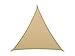 casa pura Sun Shade Sail | Shade Cloth, Protect Against Sun Burn | Sun Shades for Patio and Garden | Triangle | Multiple Sizes | Beige - 12' x 12' x 12'