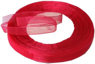 Dette 50 Yards 3/8"(10mm)Sheer Organza Ribbon Craft Party Wedding Decoration DIY