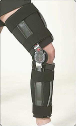 Bledsoe Merit OR Knee Brace | Post Op Hinged Knee Support, Full Foam (full padding shown) X-Long