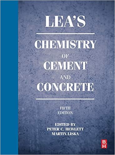 Lea's Chemistry of Cement and Concrete