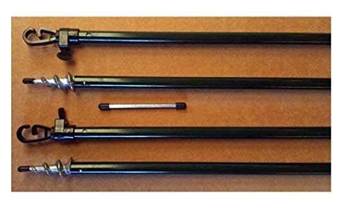 Dinsmores SPIRAL PIGEON HIDE POLES 1.5M 2 PACK