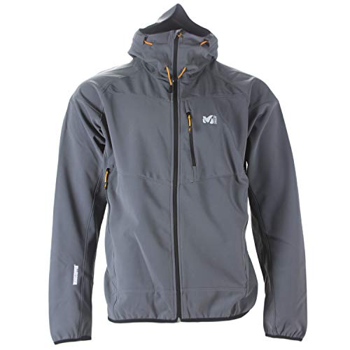 Millet Men's Trilogy Windbreaker Hoodie X-Large Charcoal - Thumbnail 2