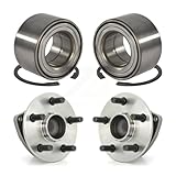 Front Rear Wheel Bearing And Hub Assembly Kit For