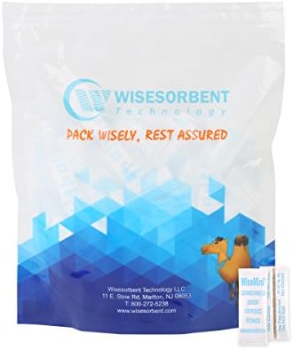4A Molecular Sieve, Standard Tyvek Packed Desiccant Packet Moisture Absorber Anti Mold and Mildew Desiccant Pack-FDA Compliant (0.25g)