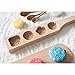ABOGALE 4 Flower Environmental Wooden Muffin And Mooncake Cups Handmade Soap Molds Biscuit Chocolate Ice Cake