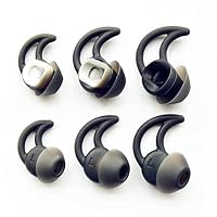 Bose earbud Replacement Noise Cancelling Tips in Ear Headphones QC20 QC20i QC30 SoundSport Earbuds SIE2 SIE2i IE2 IE3 (LMS)