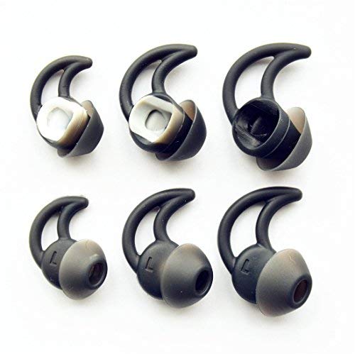 Vezukv Bose Replacement Earbuds Tips Noise Isolation Compatible for Bose Earphones 3 Pairs S M L fit Bose QC30 QuietControl QC20 QC30 QC20i SoundSpor Wireless in-Ear SIE2 SIE2i IE2 IE3 (LMS)