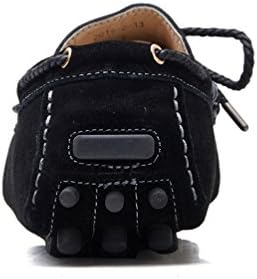 SUNROLAN Moore Men's Fashion Suede Leather Boat Shoes Casual Driving Moccasins Slip on Loafers