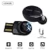Bluetooth Earbud, licheers Single Mini Bluetooth Wireless Earphone in Ear Headphone Magnetic USB Charger Microphone Compatible iPhone Xs max, iPhonex,iPhone 8, Samsung s7 s8 More