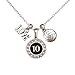 MadSportsStuff Custom Player Jersey ID Volleyball Necklace (Available in 24 Numbers)