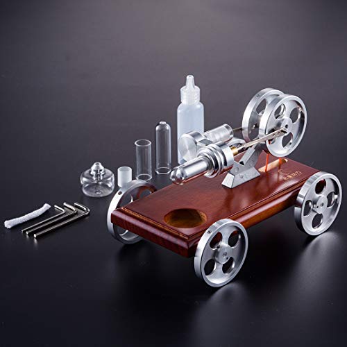 ZUJI Stirlingmotor Bausatz 1 Zylinder Motor Stirling Engine Kit DIY Modell Kit Educational Physik Spielzeug – Bild 7