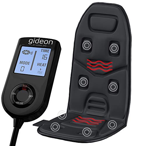 Gideon Neck Back and Thigh Heated Vibrating Massage Seat Cushion with 8 Massaging Modes; Home, Car or Office - Thumbnail 5
