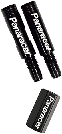 Panaracer 初回限定 パナレーサー バルブエクステンダー 2本セット mm Ve B ブラック 2ピース仏式バルブ用 バルブコアツール付属