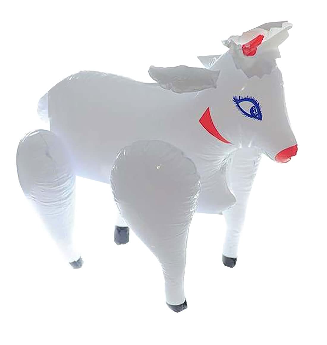 FAIRY TRENDZ Blow Up Inflatable Sheep Adults Fun Party Pool Party Decoration Fancy Dress Accessory 54 cm