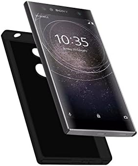 Sony Xperia XZ2 Compact Case Cover, CiCiCat Slim Soft TPU Silicone Back Cover Shell Case, [360 Degree Drop-Proof] Stylish Strong Protective Case (Black, Sony Xperia XZ2 Compact 5.0'')