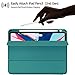 ZtotopCases for New iPad Air 4 10.9 Inch 2020 with Pencil Holder, Full Body Case with Trifold Cover, Soft TPU Back, No Auto Sleep/Wake Funtion, Green
