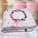 Baby Monthly Milestone Blanket Girl - Unicorn Plush Fleece Baby Photography Backdrop Memory Blanket for Newborns Large - New Moms Baby Shower Gift Set