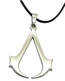 Halder Assassin's Creed Pendant Necklace Accessories(Silver,Braided Cord)