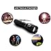 LED Tactical Flashlight,SGODDE Rechargeable High Powered Handheld Flashlight-Ultra Bright Portable Outdoor Water Resistant Torch with Zoomable Adjustable Focus 5 Modes Flashlight for Hiking,Camping
