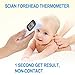 SCIAN Forehead Thermometer - Digital Medical Thermometer Instant Accurate Reading, Infrared Thermometer for Fever - Baby Kids, Children, Adults, Infants, Toddlers