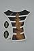 Motorcycle Tank Gas Protector Pad Sticker Fiber Rubber Decal Sexy YG008 Fit For HYOSUNG GT250R GT650R 2006 2007 2008